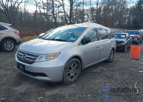 2013 Honda Odyssey Ex z USA, uszkodzony, nr VIN 5FNRL5H4XDB059664